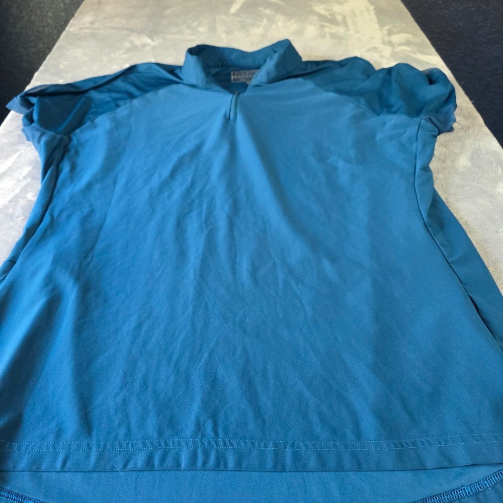 Irideon Ladies Polo/Dark teal- shirt Size XL/ Horseback Riding Polo